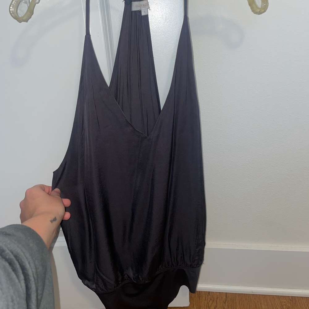Dark grey body suit, size L